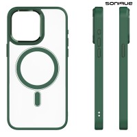 Θήκη Magnetic MagMetal Sonique Apple iPhone 14 Pro Max Πράσινο