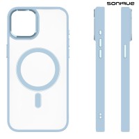 Θήκη Magnetic MagMetal Sonique Apple iPhone 15 Plus Γαλάζιο