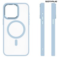 Θήκη Magnetic MagMetal Sonique Apple iPhone 15 Pro Max Γαλάζιο