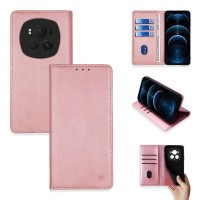 Θήκη Πορτοφόλι Vintage Magnet Wallet Sonique Honor Magic6 Pro 5G Ροζ Χρυσό