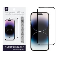 Hardy Glass Sonique Premium Series HD Full Cover 9H Apple iPhone 14 Pro Μαύρο