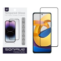 Hardy Glass Sonique Premium Series HD Full Cover 9H Xiaomi Poco M4 Pro 5G / Redmi Note 11s 5g Μαύρο