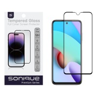 Hardy Glass Sonique Premium Series HD Full Cover 9H Xiaomi Redmi 10 / Redmi 10 2022 Μαύρο