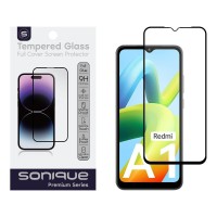 Hardy Glass Sonique Premium Series HD Full Cover 9H Xiaomi Redmi A1 / Redmi A1 Plus / Redmi A2 / Redmi A2 Plus / Poco C50 Μαύρο