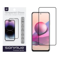Hardy Glass Sonique Premium Series HD Full Cover 9H Xiaomi Redmi Note 10 / Redmi Note 10s / Poco M5s Μαύρο