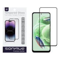 Hardy Glass Sonique Premium Series HD Full Cover 9H Xiaomi Redmi Note 12 5G / Poco X5 5G Μαύρο