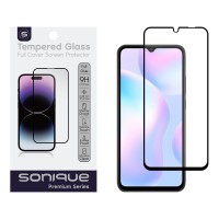 Hardy Glass Sonique Premium Series HD Full Cover 9H Xiaomi Redmi 9A / Redmi 9AT / Redmi 9C / Redmi 10A Μαύρο