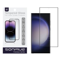 Curvy Glass Sonique Premium Series HD Full Cover 9H (fingerprint unlock) Samsung Galaxy S23 Ultra Μαύρο