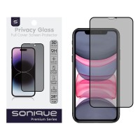 Privacy Glass Sonique Premium Series HD Full Cover 9H Apple iPhone 11 Pro / iPhone XS / iPhone X Μαύρο