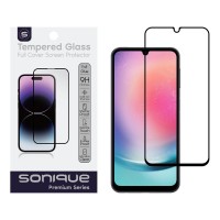 Hardy Glass Sonique Premium Series HD Full Cover 9H Samsung Galaxy A24 4G / Galaxy A25 5G Μαύρο