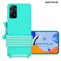 Θήκη Σιλικόνης με Κορδόνι CarryHang Sonique Xiaomi Redmi Note 11 Pro 4G/5G / Redmi Note 12 Pro 4G Γαλάζιο