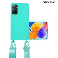 Θήκη Σιλικόνης με Strap CarryHang Sonique Xiaomi Redmi Note 11 Pro 4G/5G / Redmi Note 12 Pro 4G Γαλάζιο