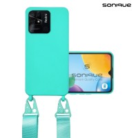 Θήκη Σιλικόνης με Strap CarryHang Sonique Xiaomi Redmi 10C Γαλάζιο