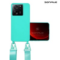 Θήκη Σιλικόνης με Strap CarryHang Sonique Xiaomi Xiaomi 13T 5G / Xiaomi 13T Pro 5G Γαλάζιο
