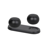 Ηχεία Bluetooth Sonique Mini TWS Double Luxury Beat Μαύρο