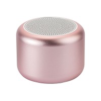 Ηχείο Bluetooth Sonique Mini TWS Single Luxury Beat Ροζ Χρυσό