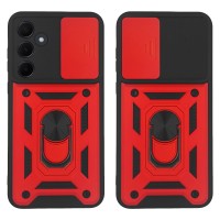 Θήκη Ring Armor CamPro Sonique για Samsung Galaxy A35 5G Κόκκινο