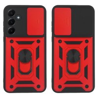 Θήκη Ring Armor CamPro Sonique για Samsung Galaxy A55 5G Κόκκινο