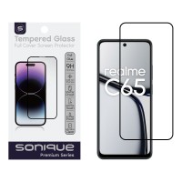 Hardy Glass Sonique Premium Series HD Full Cover 9H Realme C65 4G Μαύρο