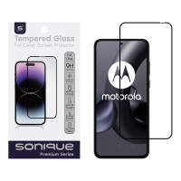 Hardy Glass Sonique Premium Series HD Full Cover 9H Motorola Edge 30 Neo 5G Μαύρο