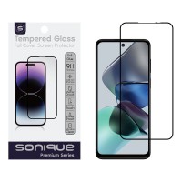 Hardy Glass Sonique Premium Series HD Full Cover 9H Motorola Moto G13 4G / Moto G23 4G / Moto G53 5G Μαύρο