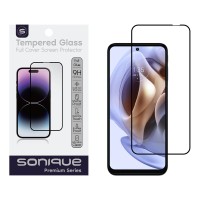 Hardy Glass Sonique Premium Series HD Full Cover 9H Motorola Moto G31 4G / Moto G41 4G Μαύρο