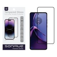 Hardy Glass Sonique Premium Series HD Full Cover 9H Motorola Moto G84 5G Μαύρο