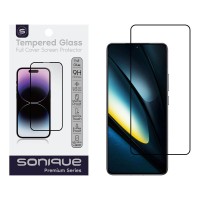 Hardy Glass Sonique Premium Series HD Full Cover 9H Xiaomi Poco F6 5G / Poco F6 Pro 5G Μαύρο