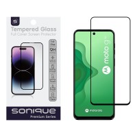 Hardy Glass Sonique Premium Series HD Full Cover 9H Motorola Moto G14 4G / Moto G54 5G / Moto G54 5G Power Μαύρο