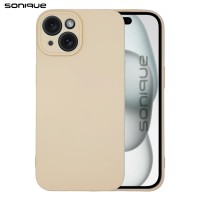 Θήκη Σιλικόνης My Colors Sonique Apple iPhone 15 Μπεζ
