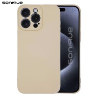 Θήκη Σιλικόνης My Colors Sonique Apple iPhone 15 Pro Μπεζ