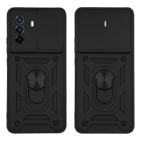 Θήκη Ring Armor CamPro Sonique Honor 70 5G Μαύρο