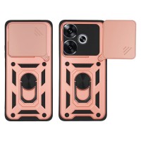 Θήκη Ring Armor CamPro Sonique για Xiaomi Poco F6 5G Ροζ Χρυσό