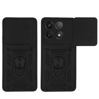 Θήκη Ring Armor CamPro Sonique για Xiaomi Poco F6 Pro 5G Μαύρο