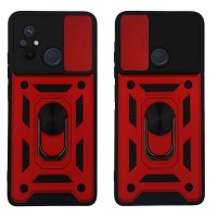 Θήκη Ring Armor CamPro Sonique για Xiaomi Redmi 12C Κόκκινο
