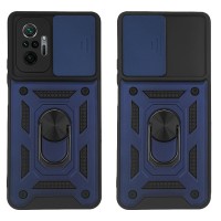 Θήκη Ring Armor CamPro Sonique για Xiaomi Redmi Note 10 Pro Μπλέ