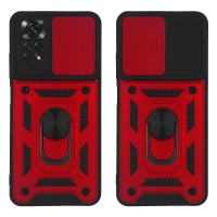 Θήκη Ring Armor CamPro Sonique για Xiaomi Redmi Note 11 4G / Redmi Note 11S Κόκκινο