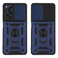 Θήκη Ring Armor CamPro Sonique για Xiaomi Redmi Note 11 Pro 4G/5G / Redmi Note 12 Pro 4G Μπλέ