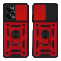 Θήκη Ring Armor CamPro Sonique για Xiaomi Redmi Note 12 Pro 5G / Poco X5 Pro 5G Κόκκινο