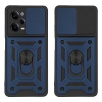 Θήκη Ring Armor CamPro Sonique για Xiaomi Redmi Note 12 Pro 5G / Poco X5 Pro 5G Μπλέ