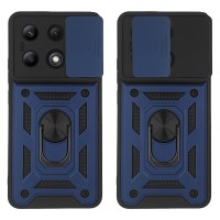 Θήκη Ring Armor CamPro Sonique για Xiaomi Redmi Note 13 4G Μπλέ