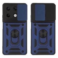 Θήκη Ring Armor CamPro Sonique για Xiaomi Redmi Note 13 5G Μπλέ