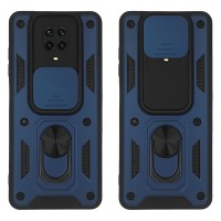 Θήκη Ring Armor CamPro Sonique για Xiaomi Redmi Note 9S/9 Pro Μπλέ