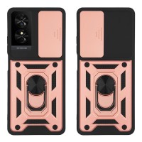 Θήκη Ring Armor CamPro Sonique TCL 50 SE / TCL 40 NxtPaper 4G Ροζ Χρυσό