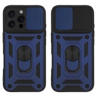 Θήκη Ring Armor CamPro Sonique για Apple iPhone 16 Pro Max Μπλέ