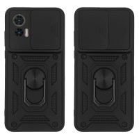 Θήκη Ring Armor CamPro Sonique για Motorola Edge 30 Neo 5G Μαύρο