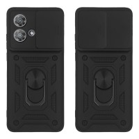 Θήκη Ring Armor CamPro Sonique για Motorola Edge 40 Neo 5G Μαύρο