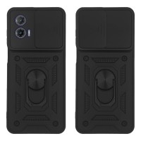 Θήκη Ring Armor CamPro Sonique για Motorola Moto G73 5G Μαύρο