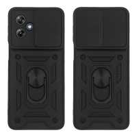 Θήκη Ring Armor CamPro Sonique για Motorola Moto G54 5G / Moto G54 5G Power Μαύρο