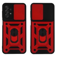 Θήκη Ring Armor CamPro Sonique για Samsung Galaxy A52 4G/5G / Galaxy A52s 5G Κόκκινο